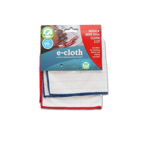 E-Cloth Wash & Wipe Dish Cloths - 2 count - Juniper Home & Kitchen