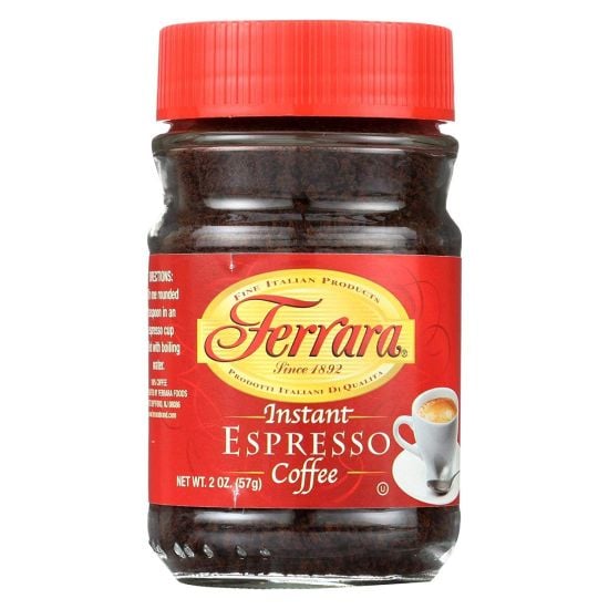 Ferrara Instant Espresso Powder 2 Oz Jar