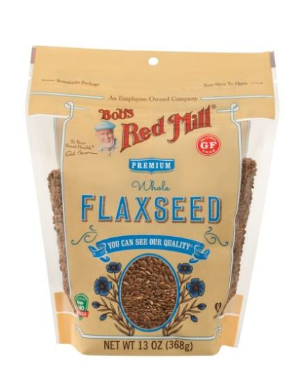 Bobs Red Mill Organic Whole Ground Flaxseed Meal-16 oz