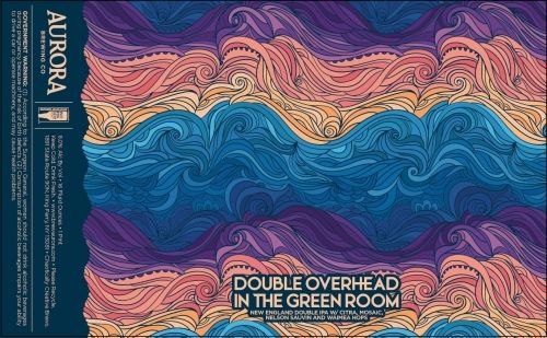 Aurora Brewing Co Double Overhead In The Green Room 4 Pack Of 16 Oz Cans