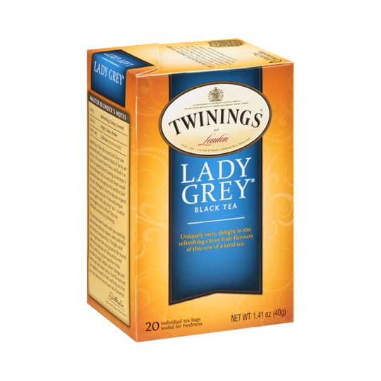 Twinings Lady Grey Tea Bags - 20/Box